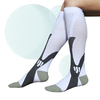 chaussettes de compression blanches