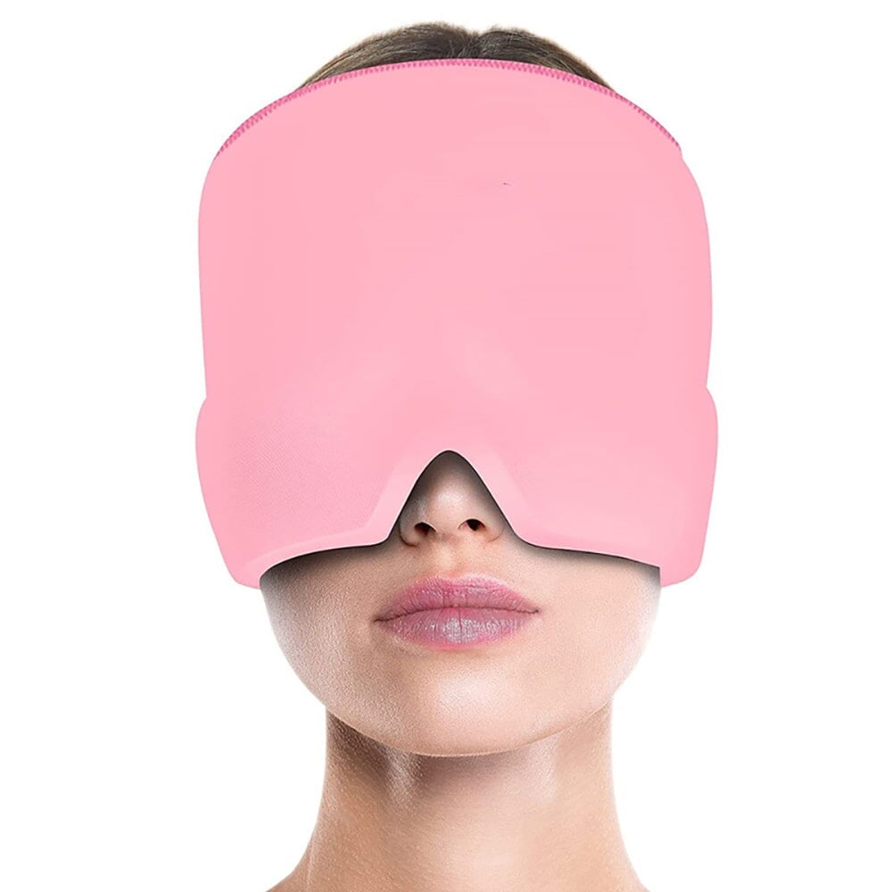 Masque Froid/Chaud pour les Yeux - Anti-Migraine - Rose