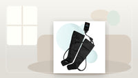 Pressothérapie à domicile avec bottes de compression dans un intérieur lumineux