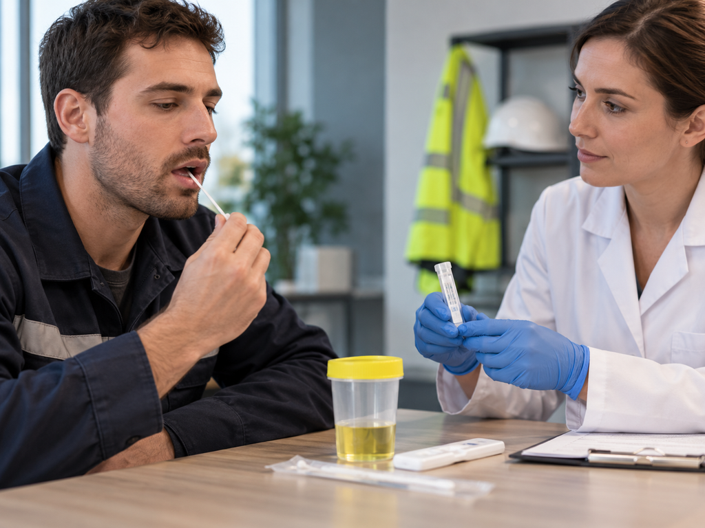 Test de drogue : salivaire ou urinaire