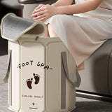 Bain de pieds isolé pliant à la maison E27, portable et rangable, bain de pieds santé E27, bassin de pieds, sac de bain de pieds - Sinactiv
