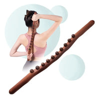 Baton de Massage en Bois 2 en 1 principale