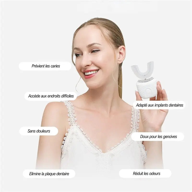 Brosse à dents en U CheyiN™ | Brossage Express et 100% Efficace – Sinactiv