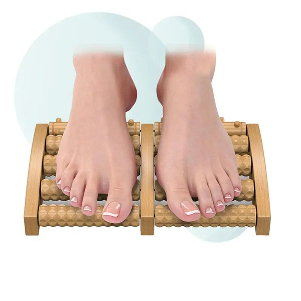 Rouleau Massage Pieds en Bois principale