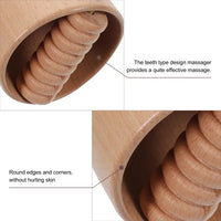 Masseur Roller Drainage Lymphatique en Bois 3