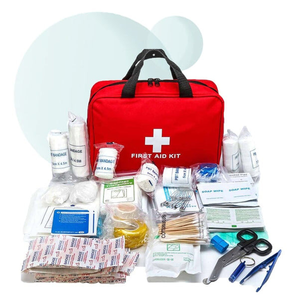 Trousse de secours entreprise 300 pièces valise kit médical professionnel complet 1