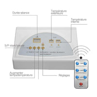 télécommande et console sauna infrarouge portable sinactv