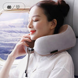 coussin de cou massant chauffant cervicales femme utilisation avion