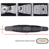 dimensions ceinture argent grise ceinture lombaire gonflable chauffante sinactiv