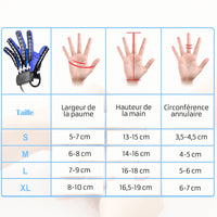Appareil de Rééducation des Mains/Doigts Pneumatique Kinésithérapie tailles