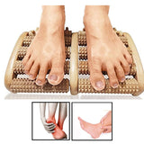 Rouleau Massage Pieds en Bois pieds douleurs